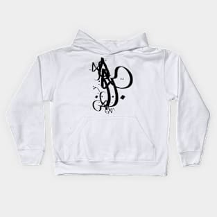 Arabic design, Love Arabic calligraphy art Kids Hoodie